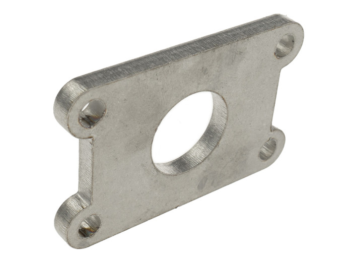Membranabdeckplatte mit Loch 24mm 74cc Gilardoni / Italkit Edelstahl 6mm