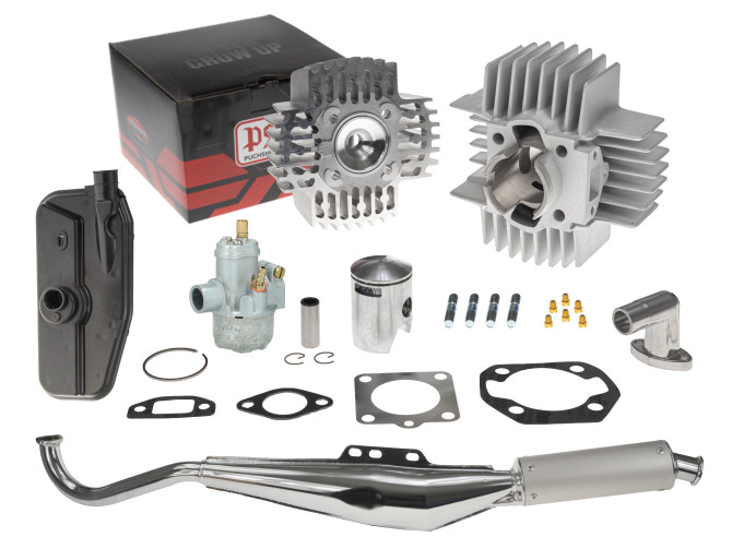 Cylinder 50cc NM PSR 6-port set + Bing 15mm, exhaust airbox product