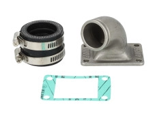 Reed valve 74cc Gilardoni / Italkit 28mm sideways Stainless steel low model manifold 