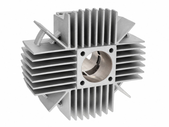 Cylinder 74cc Akoa reed valve Puch Maxi, X30 and other models + cylinder head