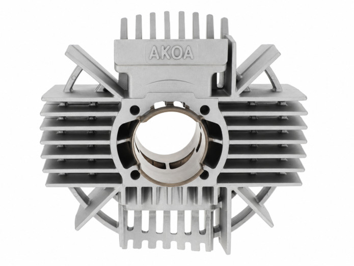 Cylinder 74cc Akoa reed valve Puch Maxi, X30 and other models + cylinder head
