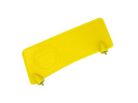 Front fender plate yellow with Puch Logo