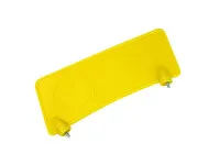 Front fender plate yellow with Puch Logo