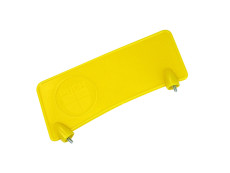 Front mudguard plate yellow with Puch Logo