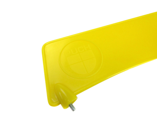 Voorspatbord plaatje geel met Puch Logo bromfiets product