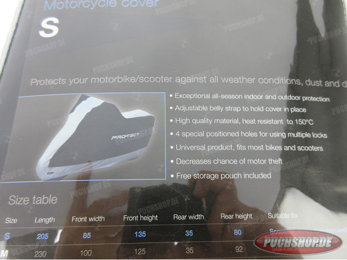 Moped protective cover PRO-TECT luxe S