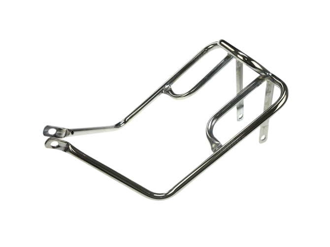 Luggage carrier Puch Maxi N / K tank / frame bracket chrome main