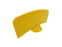 Front fender plate yellow universal