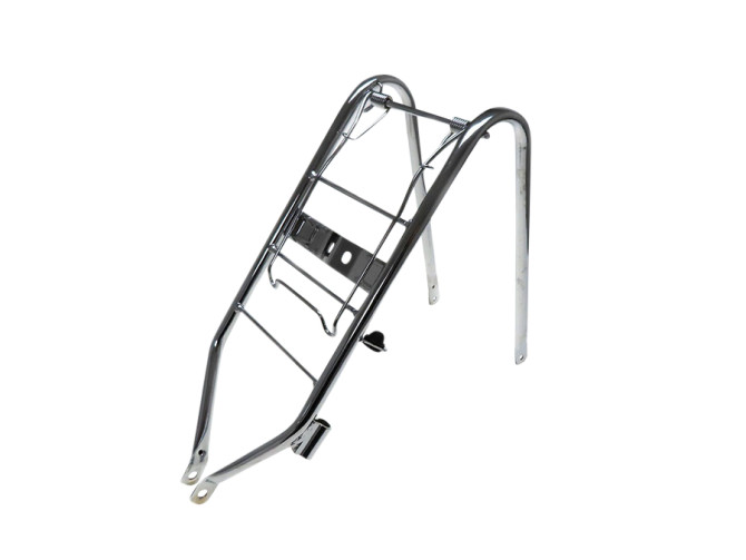 Luggage carrier Puch Maxi N / K rear chrome with lock mount product