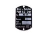 Typeplaatje Puch VZ50 metaal thumb extra