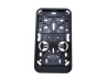 Licence plate holder Holland small black plastic