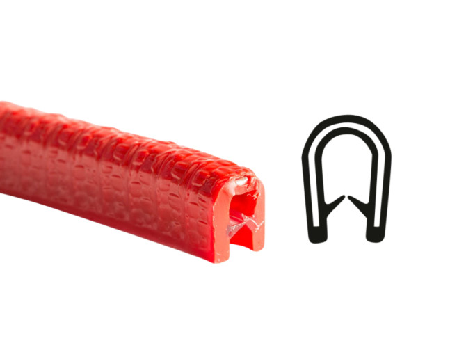 Edge rubber tank / frame universal red product