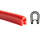 Sierstrip rubber tank / frame universeel kantprofiel rood Sierstrip rubber tank / frame universeel kantprofiel rood