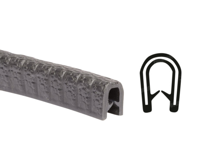 Edge rubber tank / frame universal black