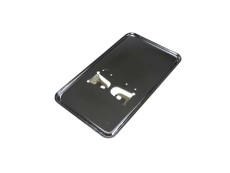 Licence plate holder Holland small chrome steel (10x17.5cm)