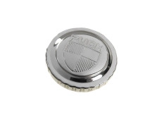 Fuel cap bajonet 30mm with logo Puch Maxi chrome 