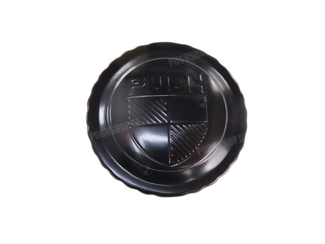 Tankdop bajonet 30mm Puch Maxi zwart met logo  main