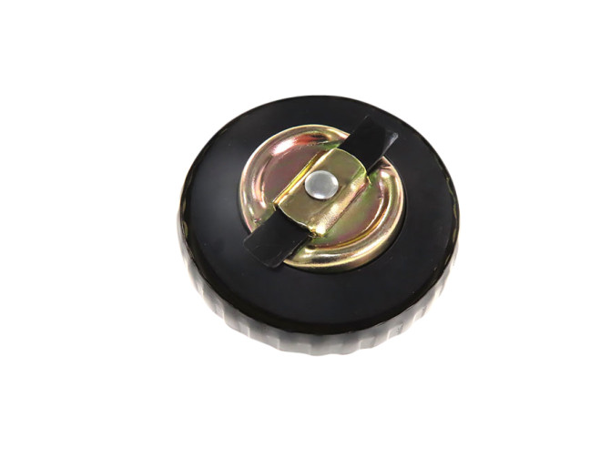 Tankdop bajonet 30mm Puch Maxi zwart met logo  product