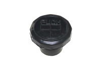 Fuel cap 30mm Puch Maxi as original with logo black