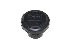 Fuel cap 30mm Puch Maxi as original with logo black