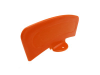 Front fender plate orange universal