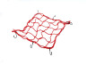 Luggage net elastic 40x40cm with 6 hooks red thumb extra