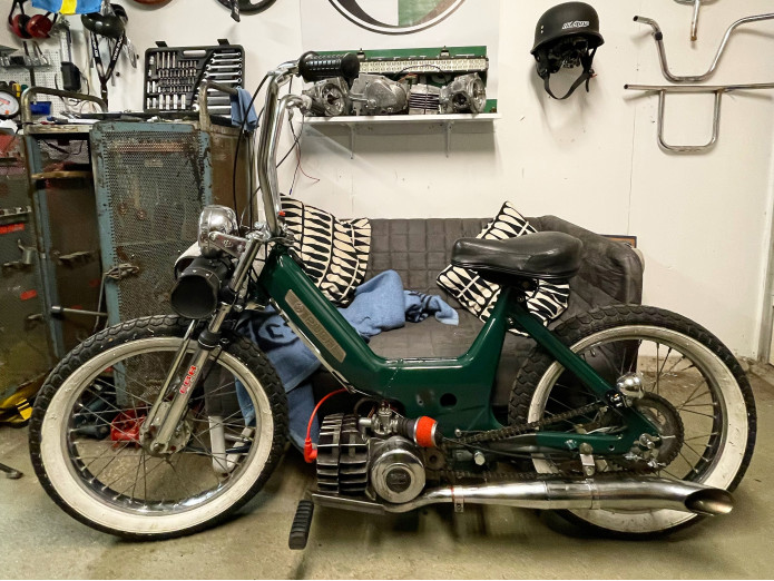 Footrest Puch Maxi / E50 Highway step chopper blank 