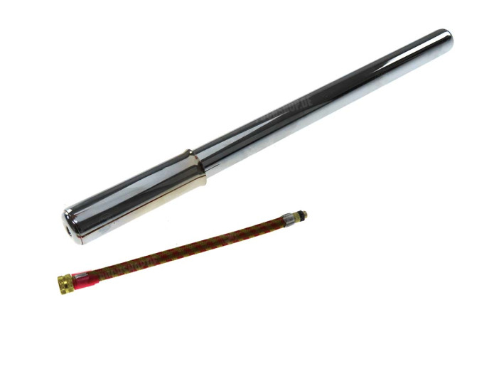 Banden fietspomp universeel chroom (360mm / 320mm)