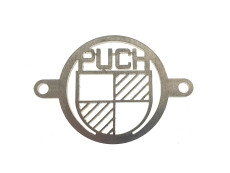 Frameafdekplaatje met Puch logo RVS 