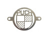 Frameafdekplaatje met Puch logo RVS  thumb extra