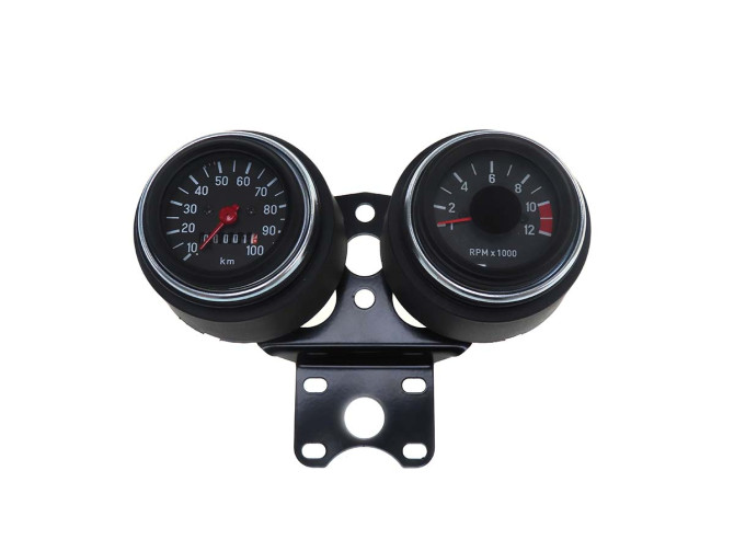 Teller cockpit Puch Monza / M50 compleet met toeren / kilometer teller product