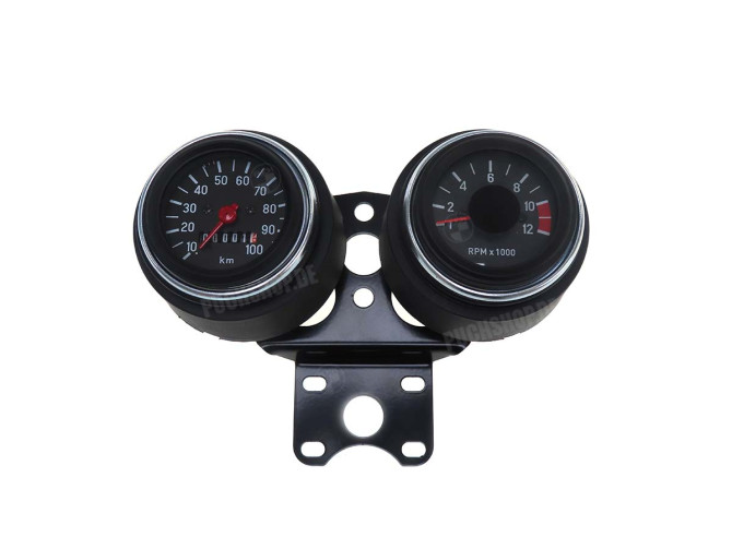 Tachometer Cockpit mit Puch Monza / M50 Komplett main