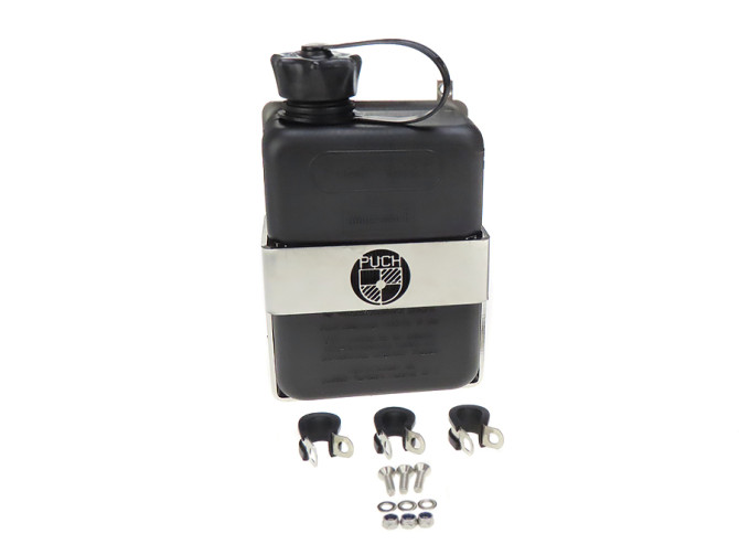 Carrier holder with fuel can Puch Maxi N / K right black (1 liter) product