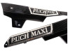 Side cover Puch Maxi N "Puch Maxi" stainless steel trim plate 2