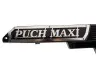 Seitenverkleidung Puch Maxi N Zierplatte mit Tekst Edelstahl thumb extra