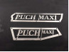 Seitenverkleidung Satz Puch Maxi N Zierplatte mit Tekst Edelstahl thumb extra