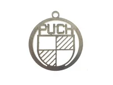 Schlüsselanhänger Puch logo RVS