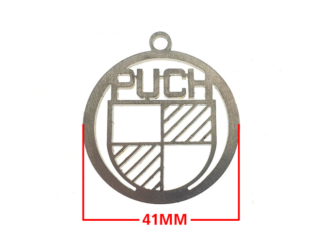 Schlüsselanhänger Puch logo RVS product