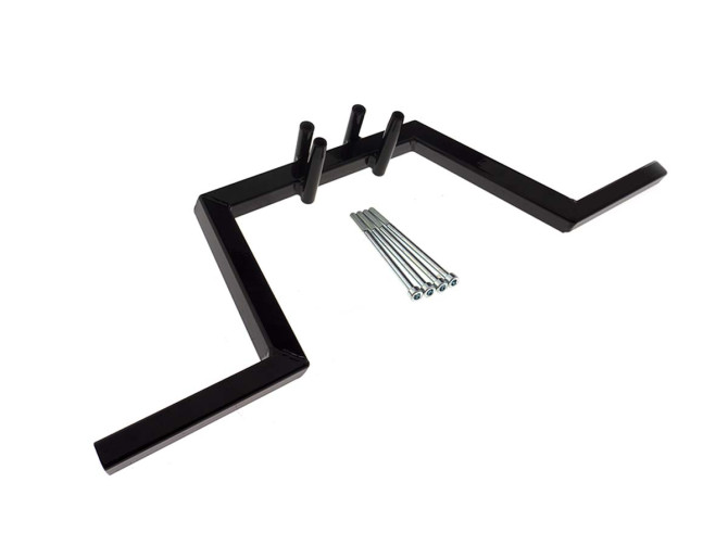 Voetsteun Puch Maxi / E50 Highway step chopper glans zwart product