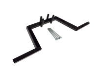 Fussrast Puch Maxi / E50 Highway step Chopper Glanz Schwarz