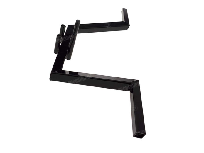 Fussrast Puch Maxi / E50 Highway step Chopper Glanz Schwarz