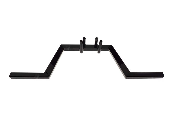 Fussrast Puch Maxi / E50 Highway step Chopper Glanz Schwarz