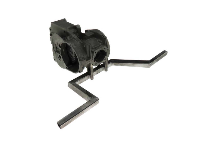 Fussrast Puch Maxi / E50 Highway step Chopper Glanz Schwarz