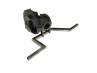 Voetsteun Puch Maxi / E50 Highway step chopper glans zwart thumb extra
