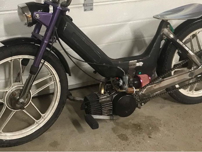 Footrest Puch Maxi / E50 Highway step chopper blank 