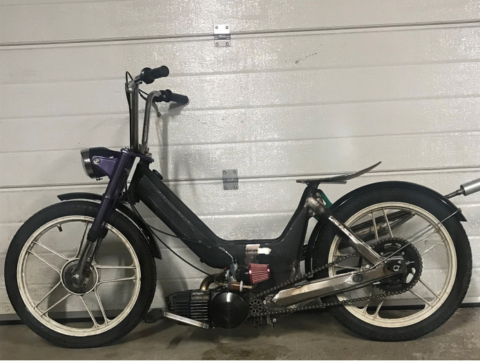 Footrest Puch Maxi / E50 Highway step chopper blank 