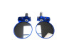 Mirror set bar-end version round blue anodised Mirror set bar-end version round blue anodised