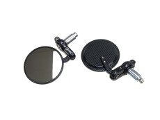 Mirror set bar-end version round carbon