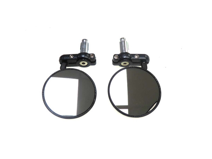 Mirror set bar-end version round carbon