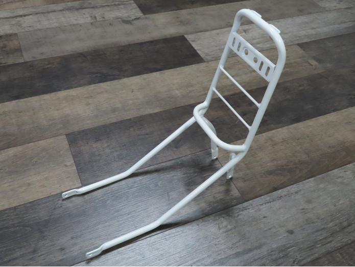 Puch Various frame parts Tank luggagecarrier white for Puch Maxi S Luggage carrier tank Puch Maxi frame bracket gloss white